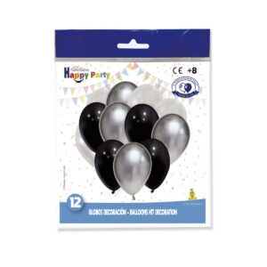 B / CONJ. BALLONS MIROIR ARGENT R.5231-89