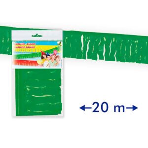 B / GUIRLANDE À FRANGES EN PLASTIQUE VERT-12
