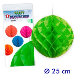 B/ PARTYDECO 1 BOLA ABEJA 25 CM VERDE-12