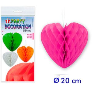 B / PARTYDECO 1 COEUR ABEILLE 20 CM