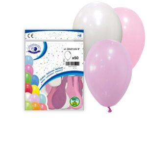 B/ 50 GL. 10P A80 MIX ROSA- ROSA CHICLE-BLANCO